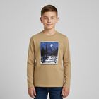 Boys Beige Long Sleeve Top, 1, hi-res