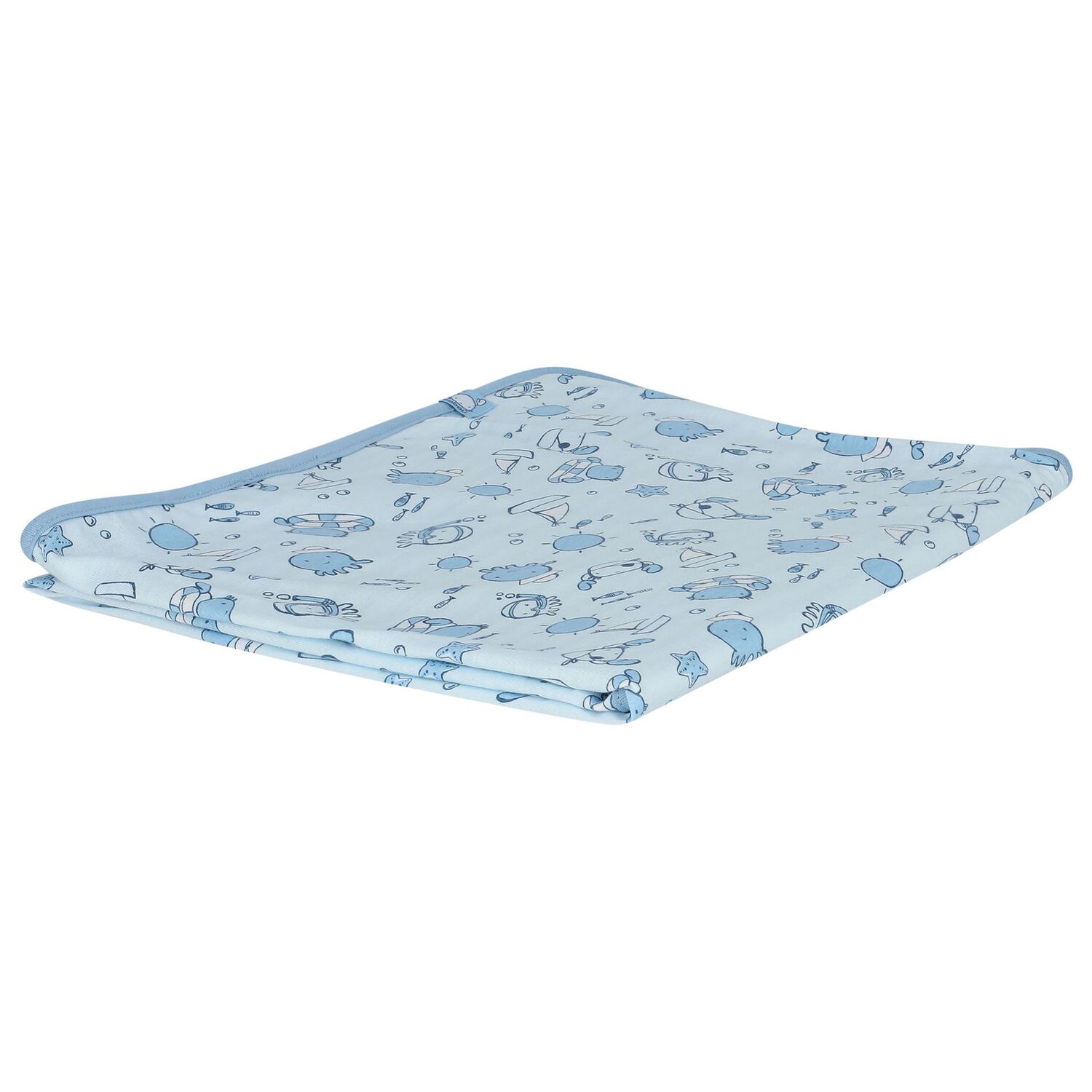 Baby Boys Blue Blanket, 2, hi-res image number null