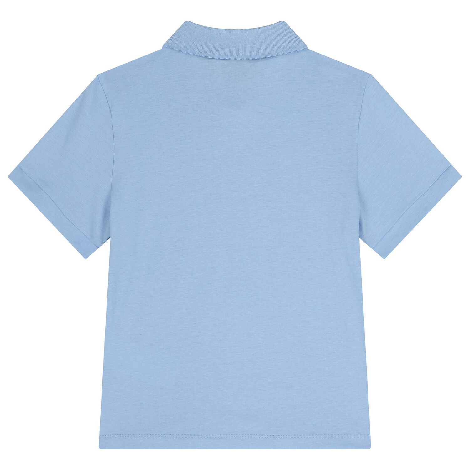 Boys Blue Logo Polo Shirt, 6, hi-res