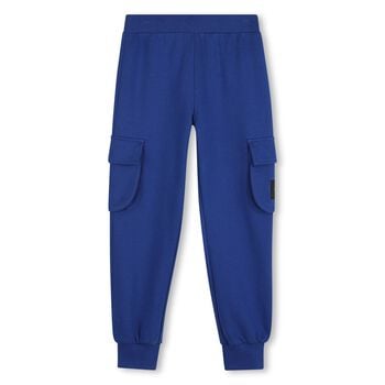 Boys Blue Logo Joggers