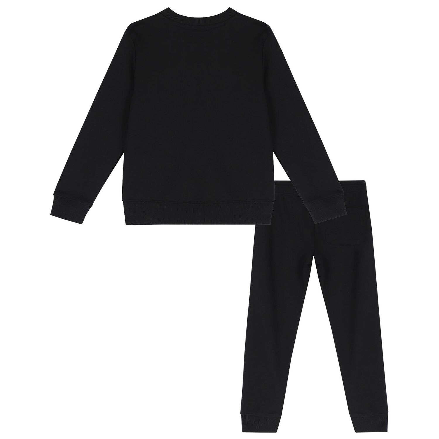 بدلة رياضية بشعار بالشعار باللون الأسود, 1, hi-res