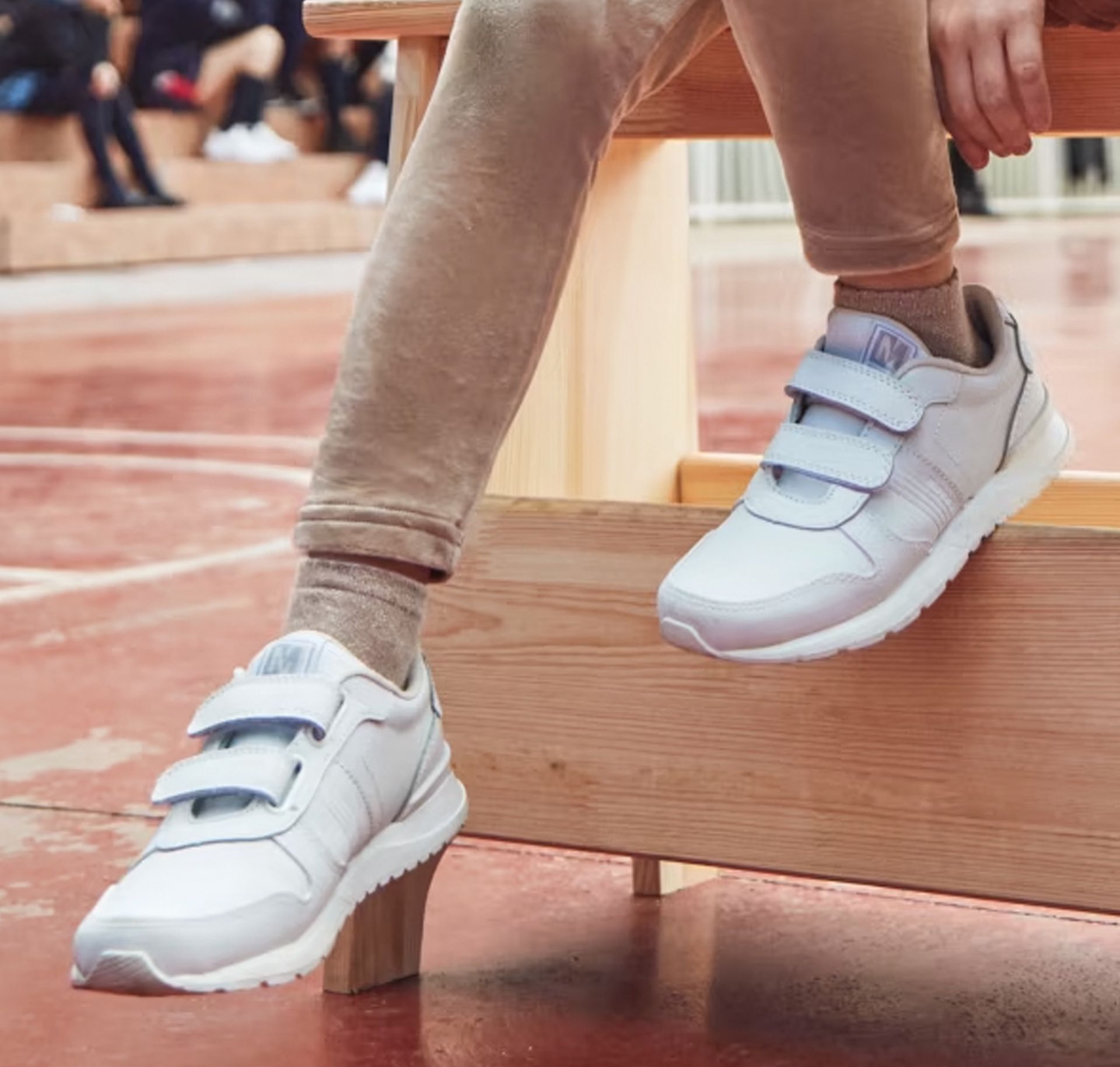 Mayoral Boys White Leather Trainers Junior Couture UAE