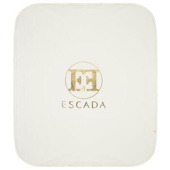 بطانيه اطفال بالشعار باللون العاجى 