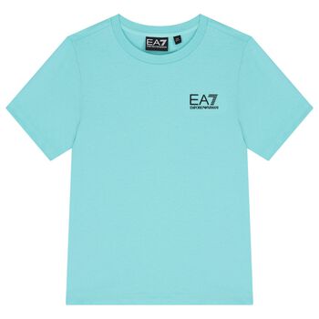 Boys Aqua Logo T-Shirt