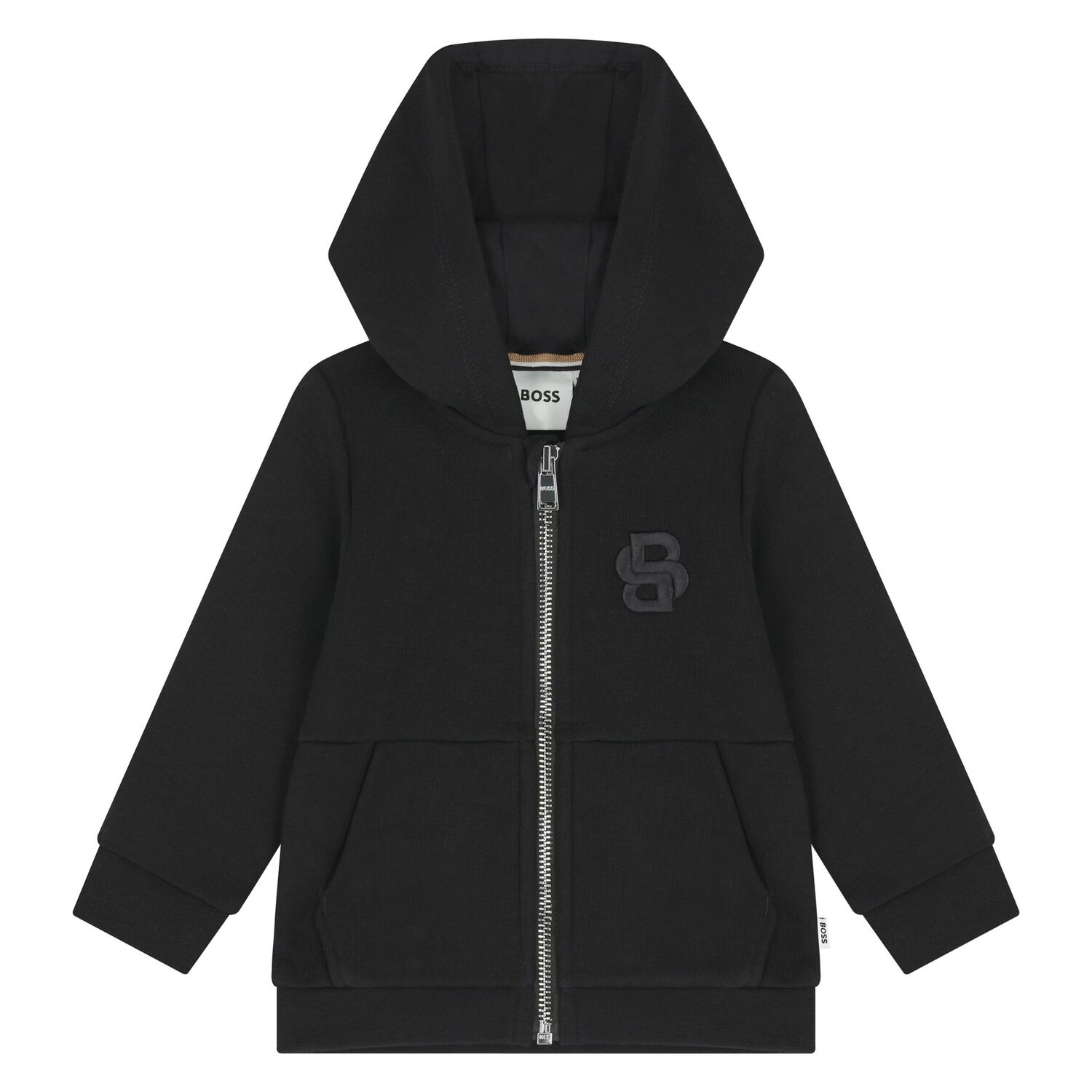 بدله رياضيه بالشعار للاولاد باللون الاسود , 1, hi-res