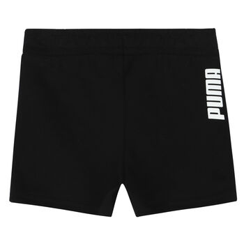 Black Logo Shorts