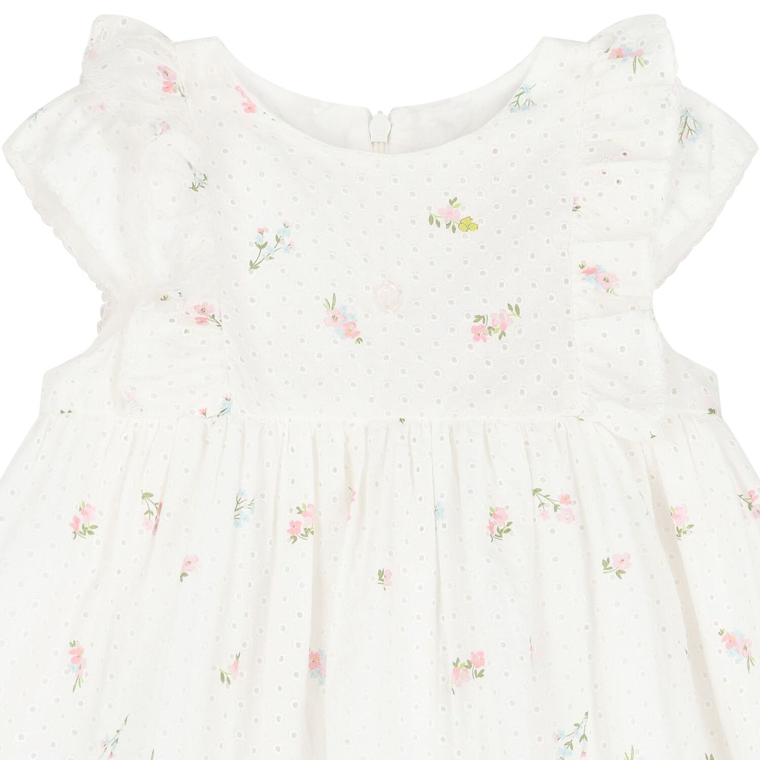 Younger Girls White Liberty Dress, 1, hi-res image number null