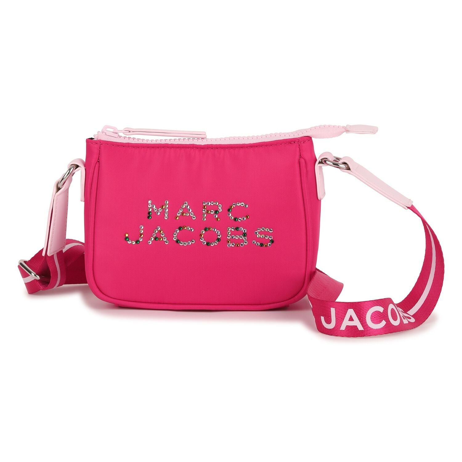 Girls Pink Logo Handbag, 1, hi-res