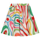 تنورة بنات مارمو باللون العاجي, 1, hi-res