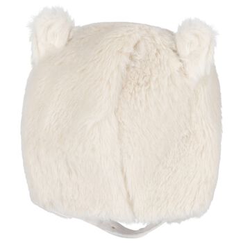 Baby Girls Beige Faux Fur Hat