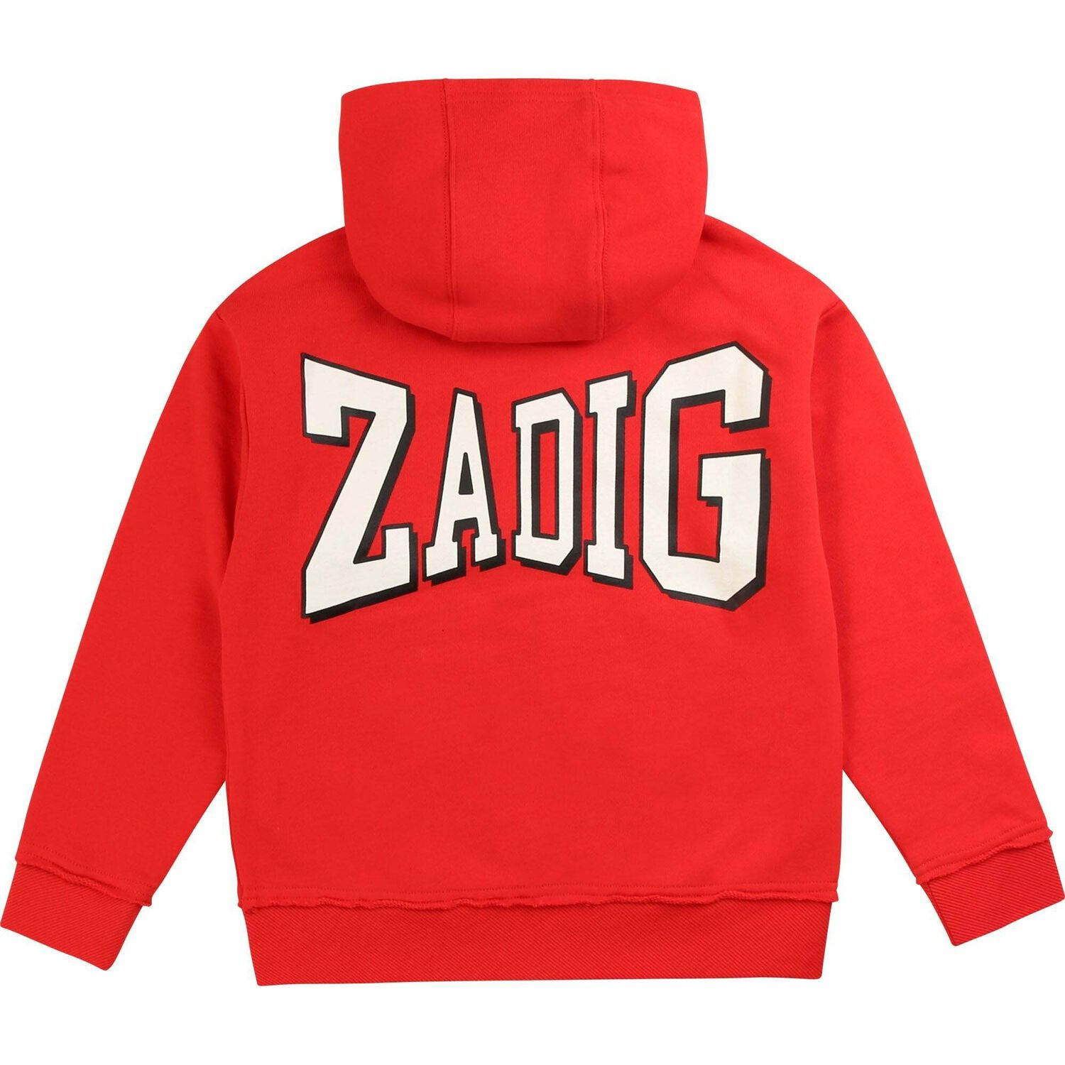 Boys Bright Red Hooded Top, 1, hi-res image number null
