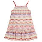 Girls Multi-Coloured Zigzag Dress, 1, hi-res
