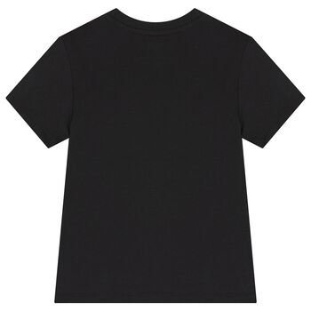 Boys Black Logo T-Shirt