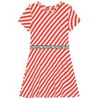 Girls Ivory & Red Logo Dress, 1, hi-res