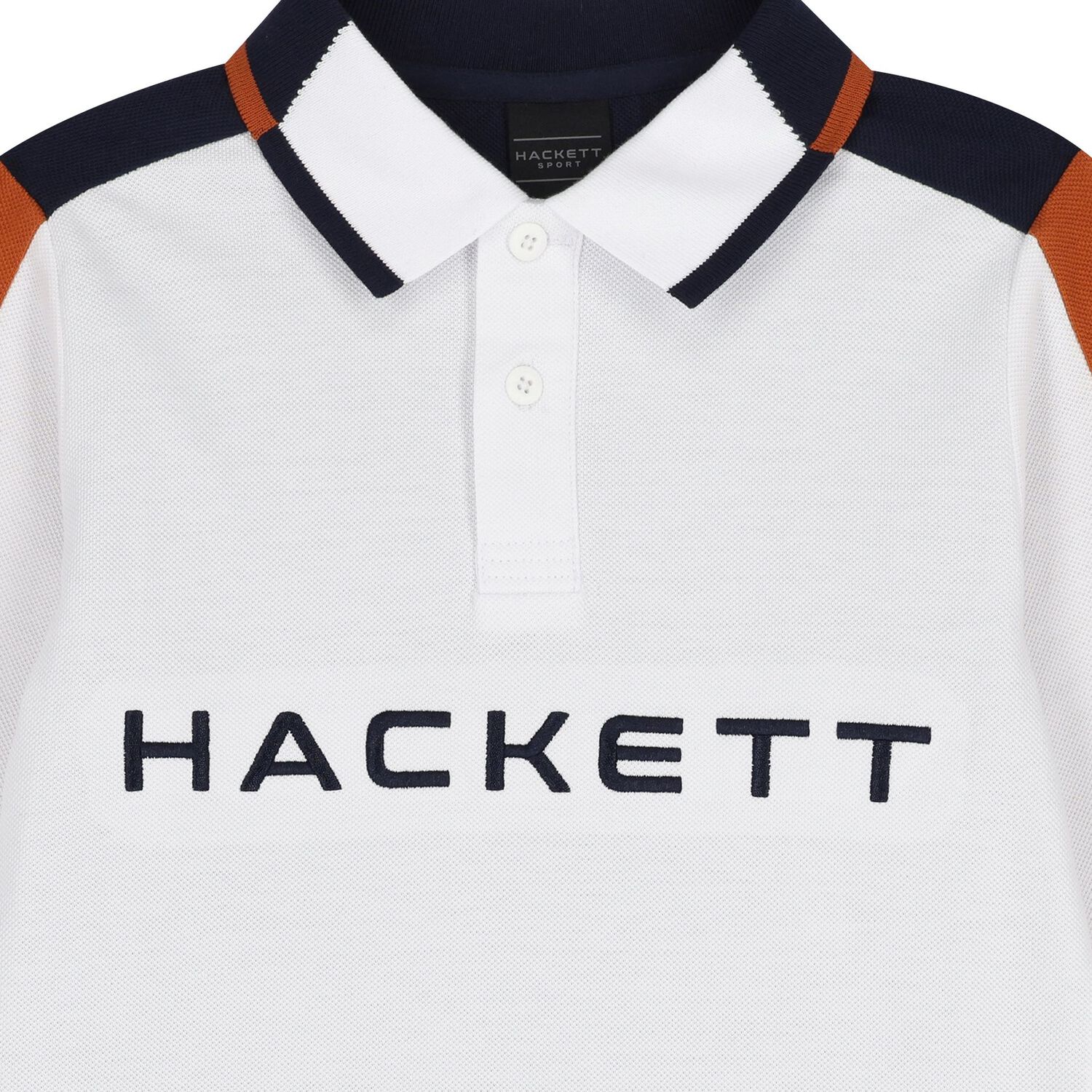 بلوزة للأولاد بأكمام طويلة باللونين الأبيض والكحلي , 1, hi-res