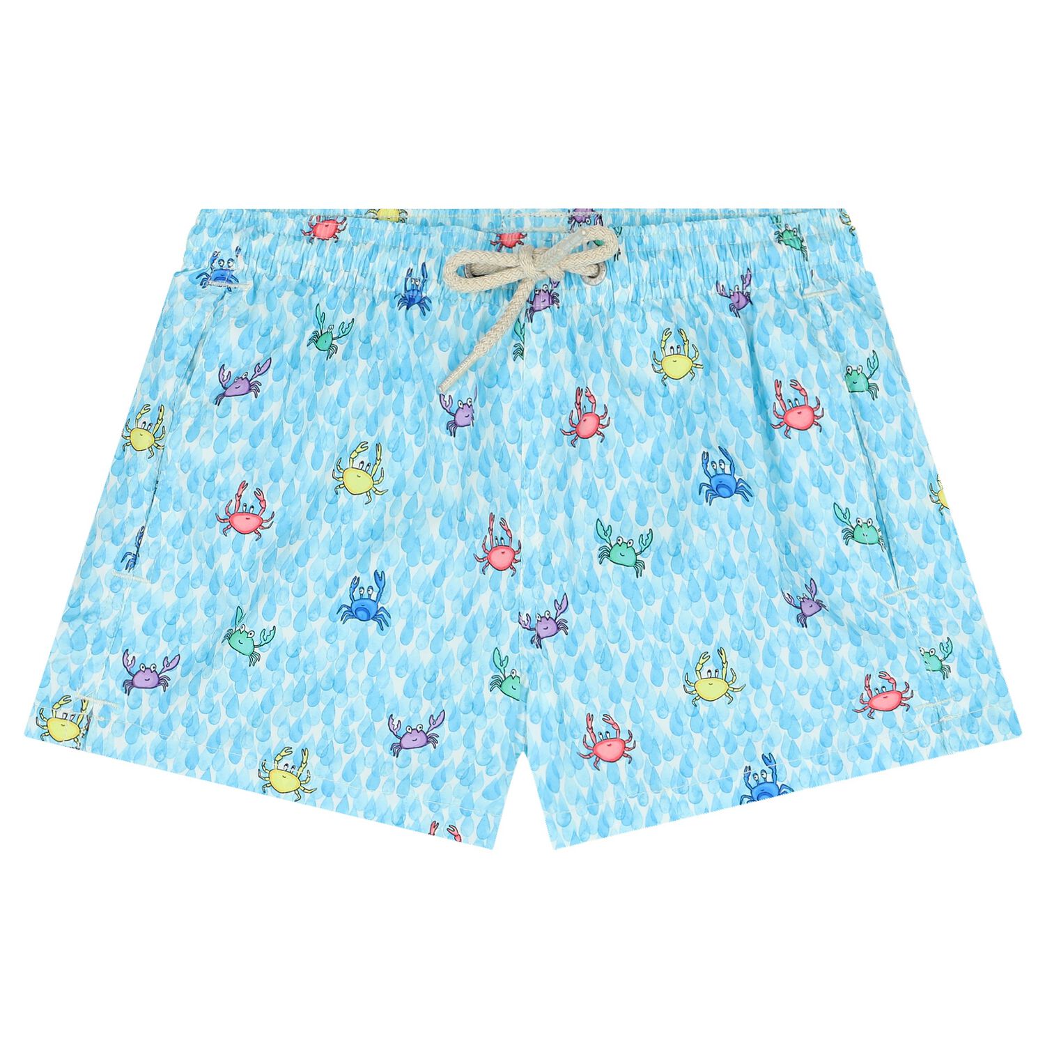 Boys Blue Crabs Swim Shorts, 1, hi-res