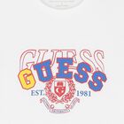 تيشيرت أولاد بالشعار باللون الأبيض, 1, hi-res