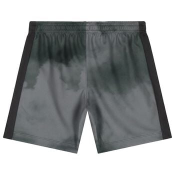 Boys Green Logo Dri-Fit Shorts 