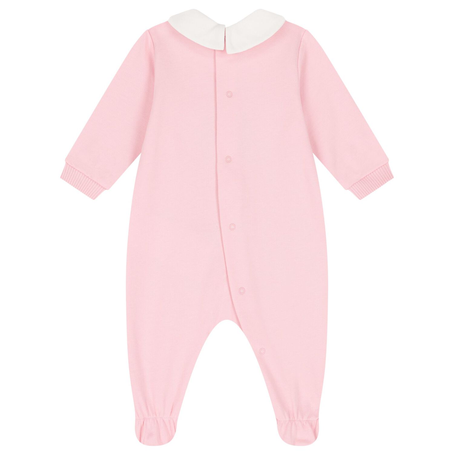 Baby Girls Pink Teddy Bear Logo Babygrow, 3, hi-res