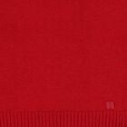 Younger Boys Red Knitted Jumper, 1, hi-res