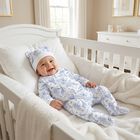 Baby Boys White & Blue Africa Babygrow Gift Set, 1, hi-res