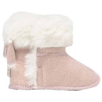 Mayoral Baby Girls Pink Faux Fur Pre-Walker Boots, 1 Baby Girls Pink Faux Fur Pre-Walker Boots