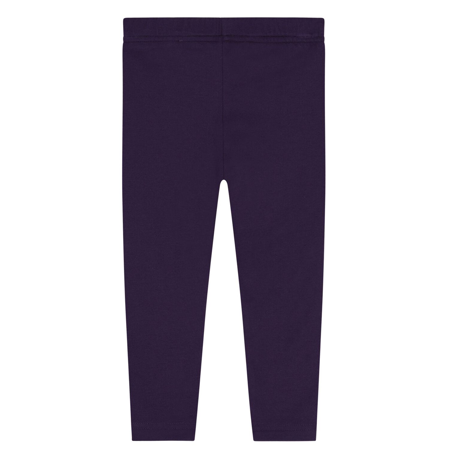 طقم ليجينز للبنات بالشعار بطبعه ديزنى باللون الارجوانى, 1, hi-res