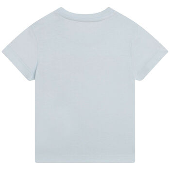 Younger Boys Blue Logo T-Shirt