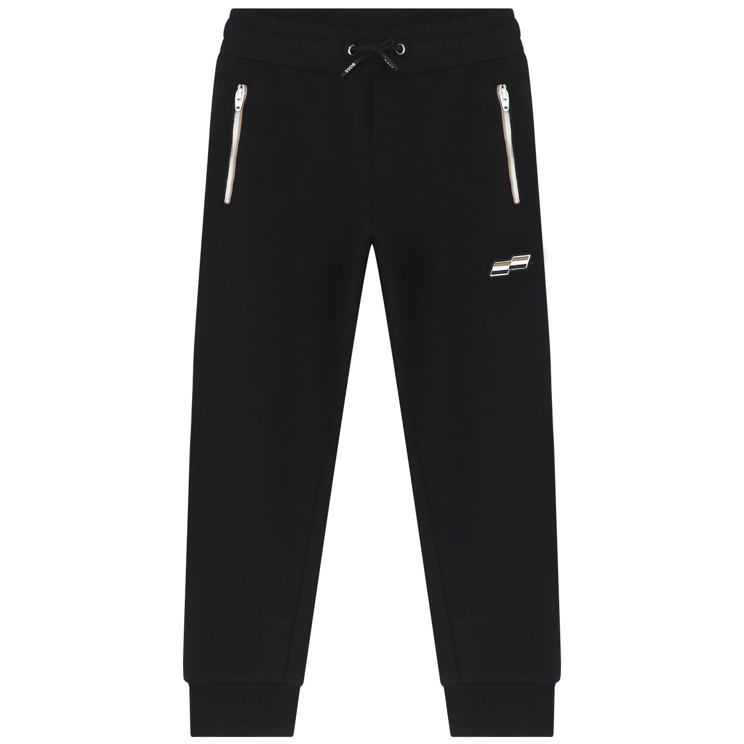 Boys Black Logo Joggers, 1, hi-res image number null