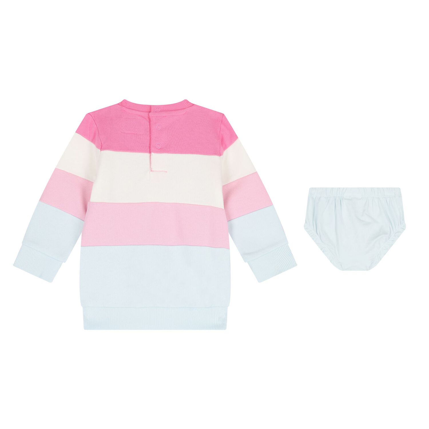 Baby Girls Multi-Coloured Logo Dress Set, 1, hi-res