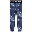 Girls Navy Blue Logo Leggings, 1, hi-res