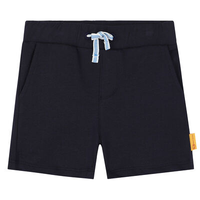 Boys Navy Teddy Shorts