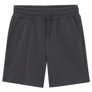 Boys Grey Logo Shorts