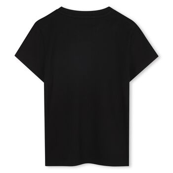Girls Black Logo T-Shirt