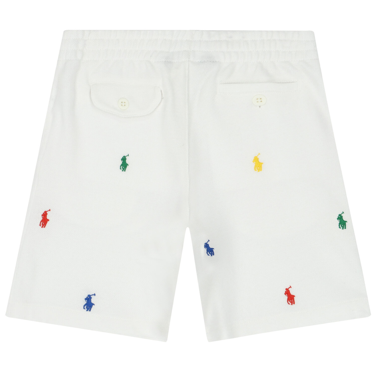 Boys White Logo Shorts, 2, hi-res image number null