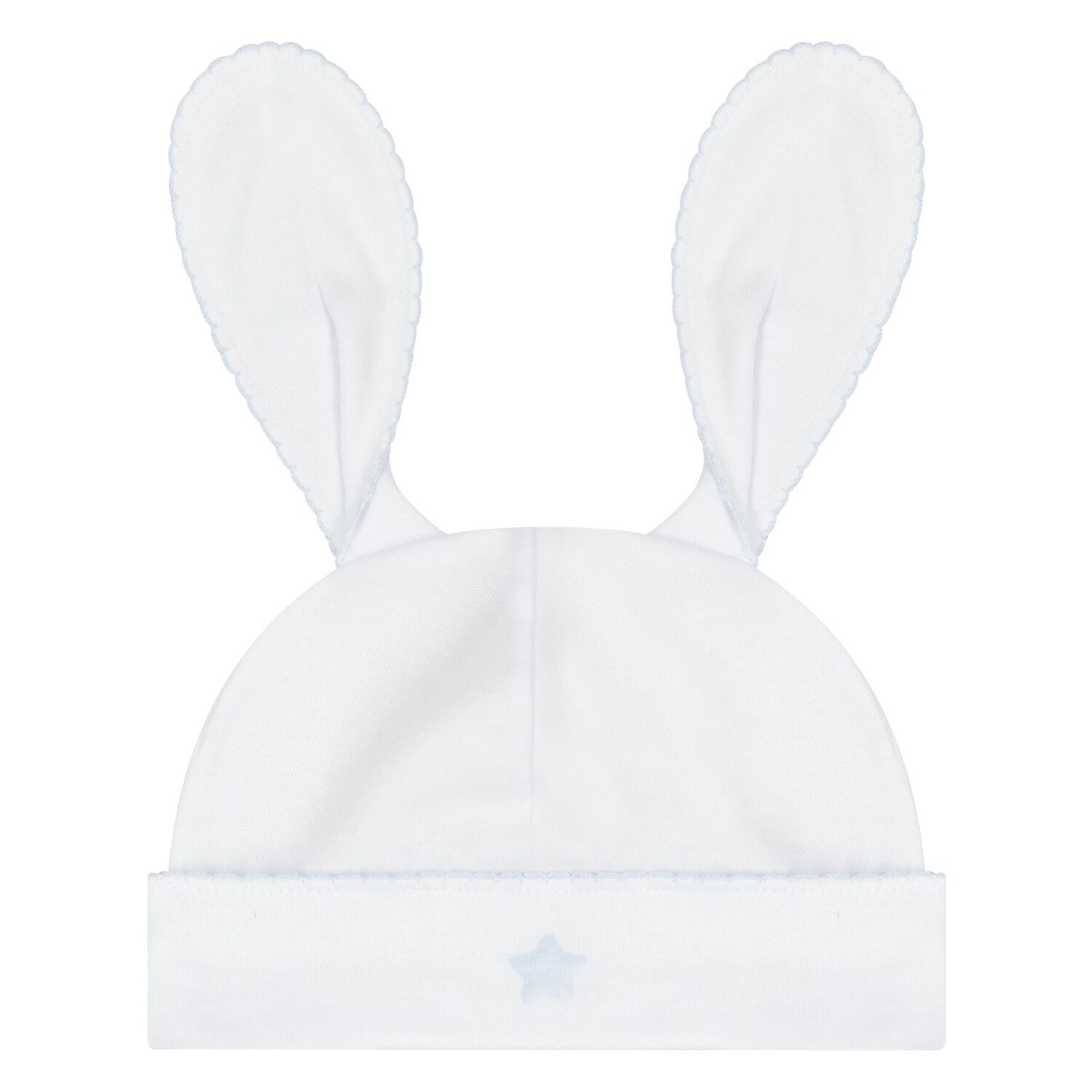 Baby Boys White & Blue Bunny Babygrow Gift Set, 1, hi-res
