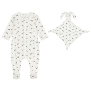Ivory Hedgehog Babygrow Gift Set