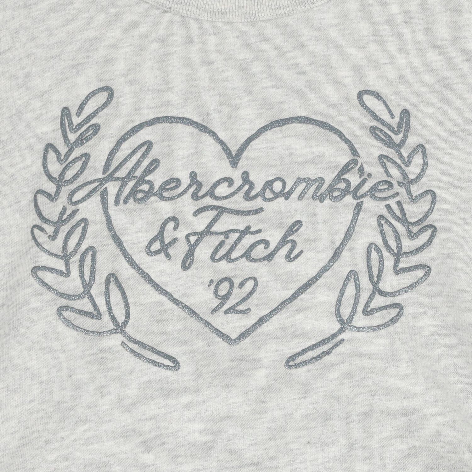 تي شيرت بنات بالشعار باللون الرمادي, 2, hi-res