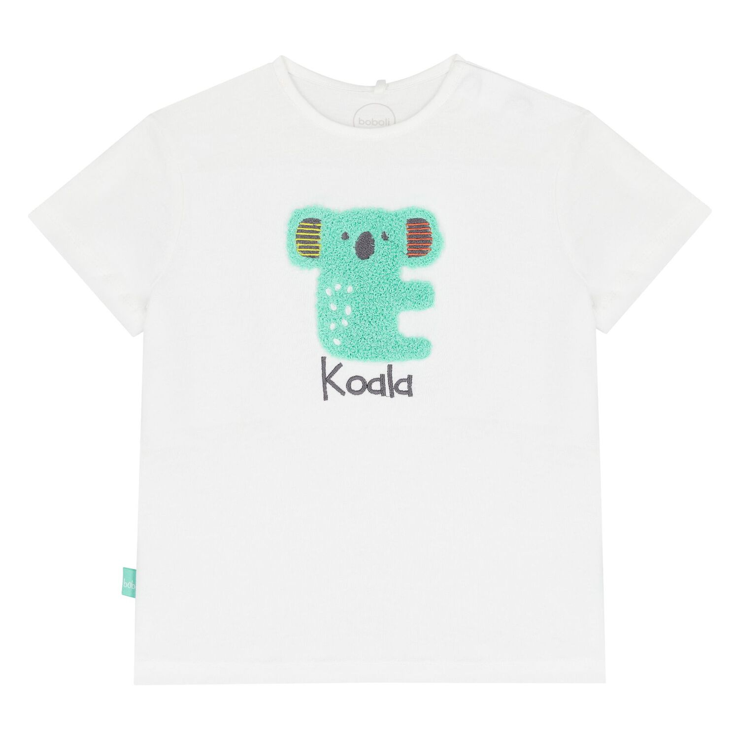 Younger Boys Ivory & Green Koala Shorts Set, 1, hi-res image number null