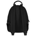 Girls Black Logo Backpack, 1, hi-res