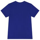 Boys Blue Logo T-Shirt, 1, hi-res