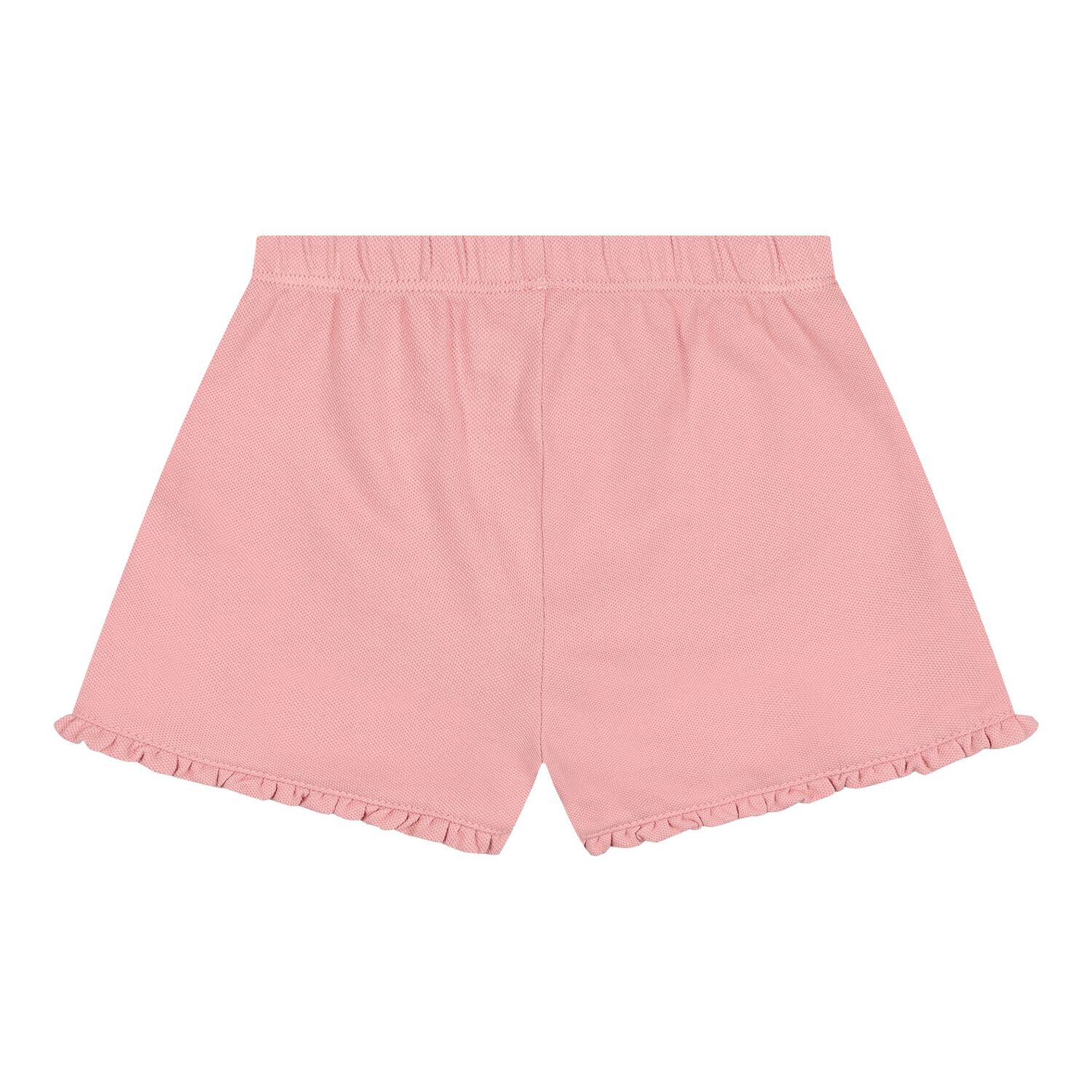 Baby Girls Pink Polo Bear Shorts Set, 1, hi-res