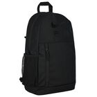Black Logo Backpack, 1, hi-res