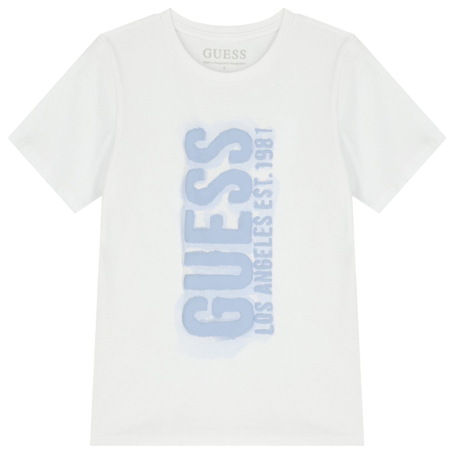 Boys White Logo T-Shirt, 1, hi-res