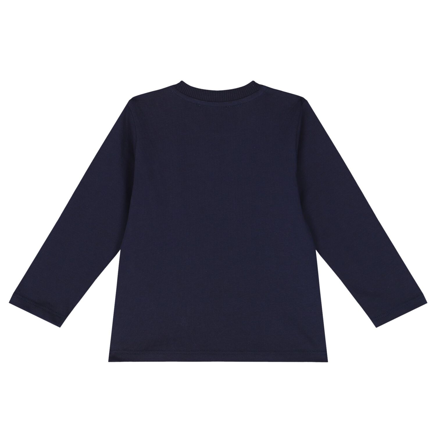 Navy Blue Teddy Bear Logo Long Sleeve Top, 2, hi-res image number null