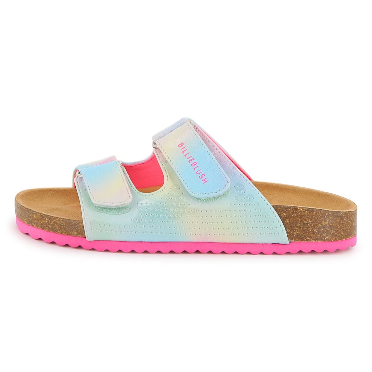 Girls Blue Embellished Sandals, 1, hi-res