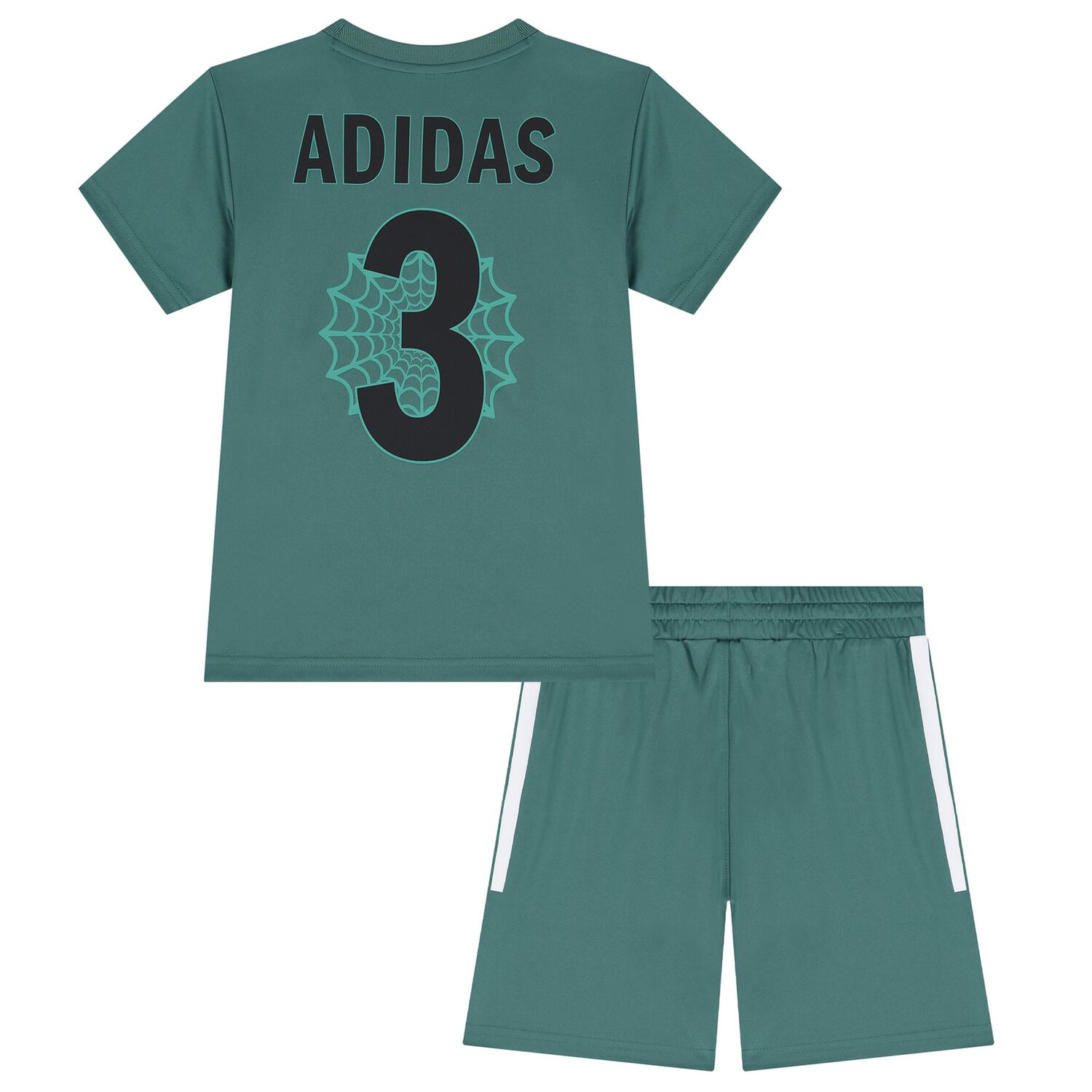 طقم شورت بشعار مارفل باللون الأخضر, 1, hi-res