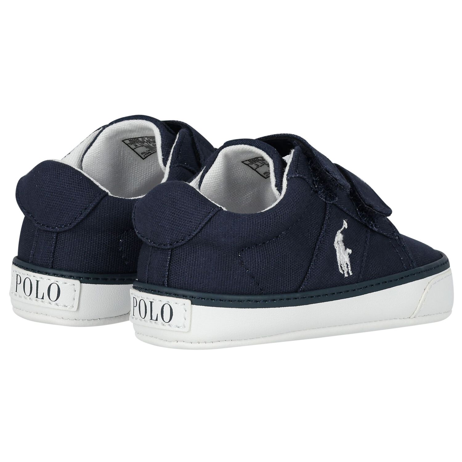 حذاء أولاد رياضي بالشعار باللون الكحلي, 1, hi-res