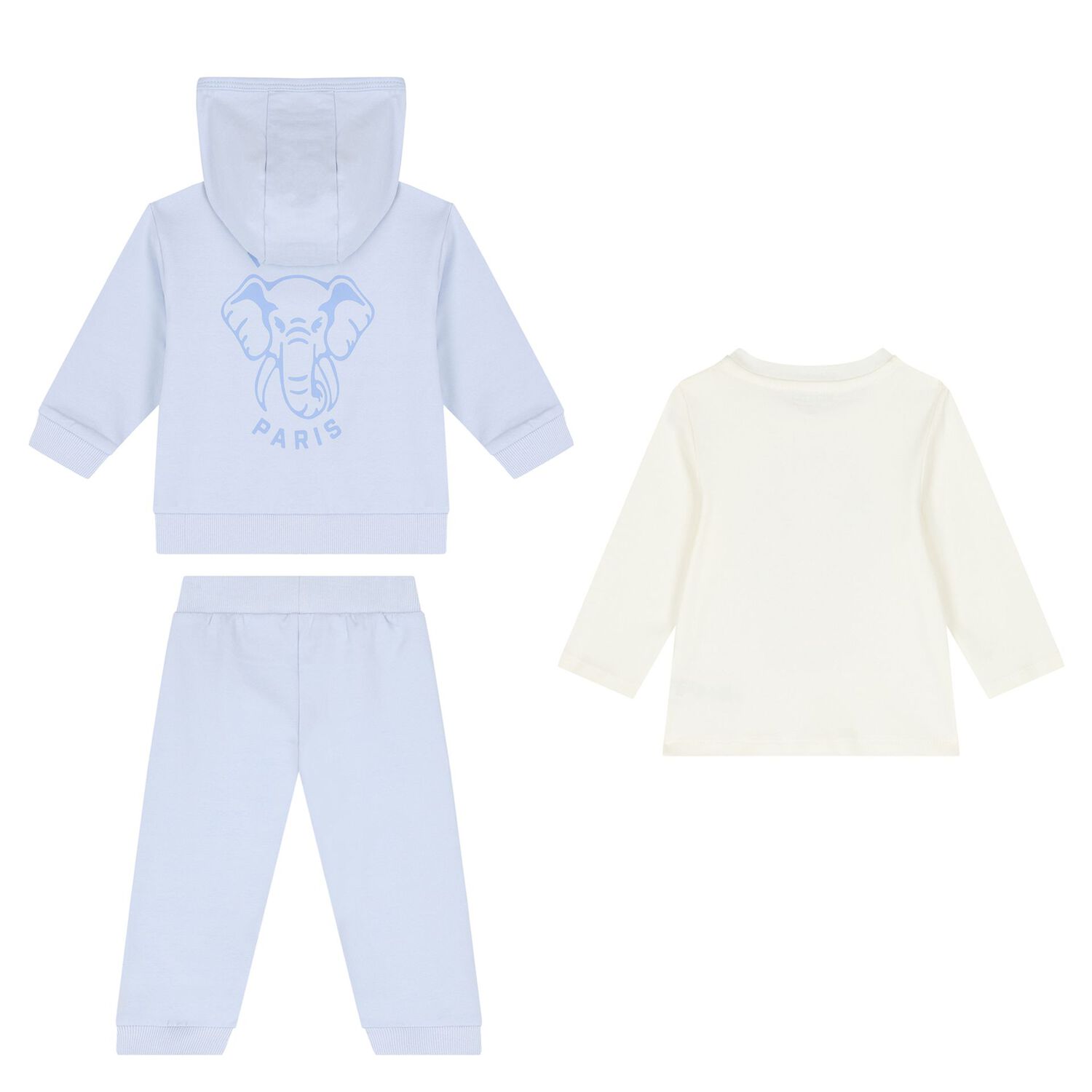 Blue Elephant Baby Tracksuit Set, 2, hi-res image number null