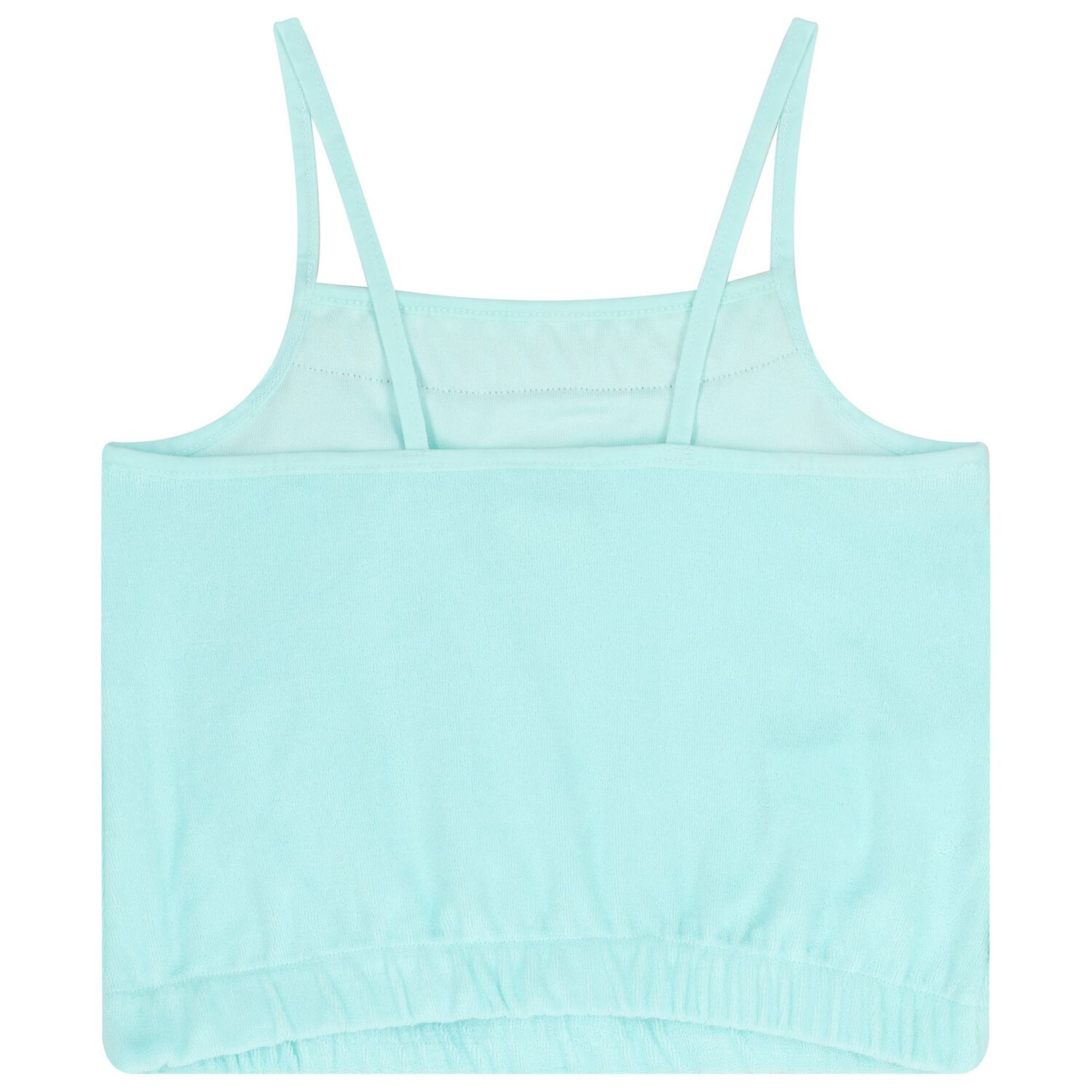 طقم شورت كروشيه أزرق فاتح للبنات, 1, hi-res